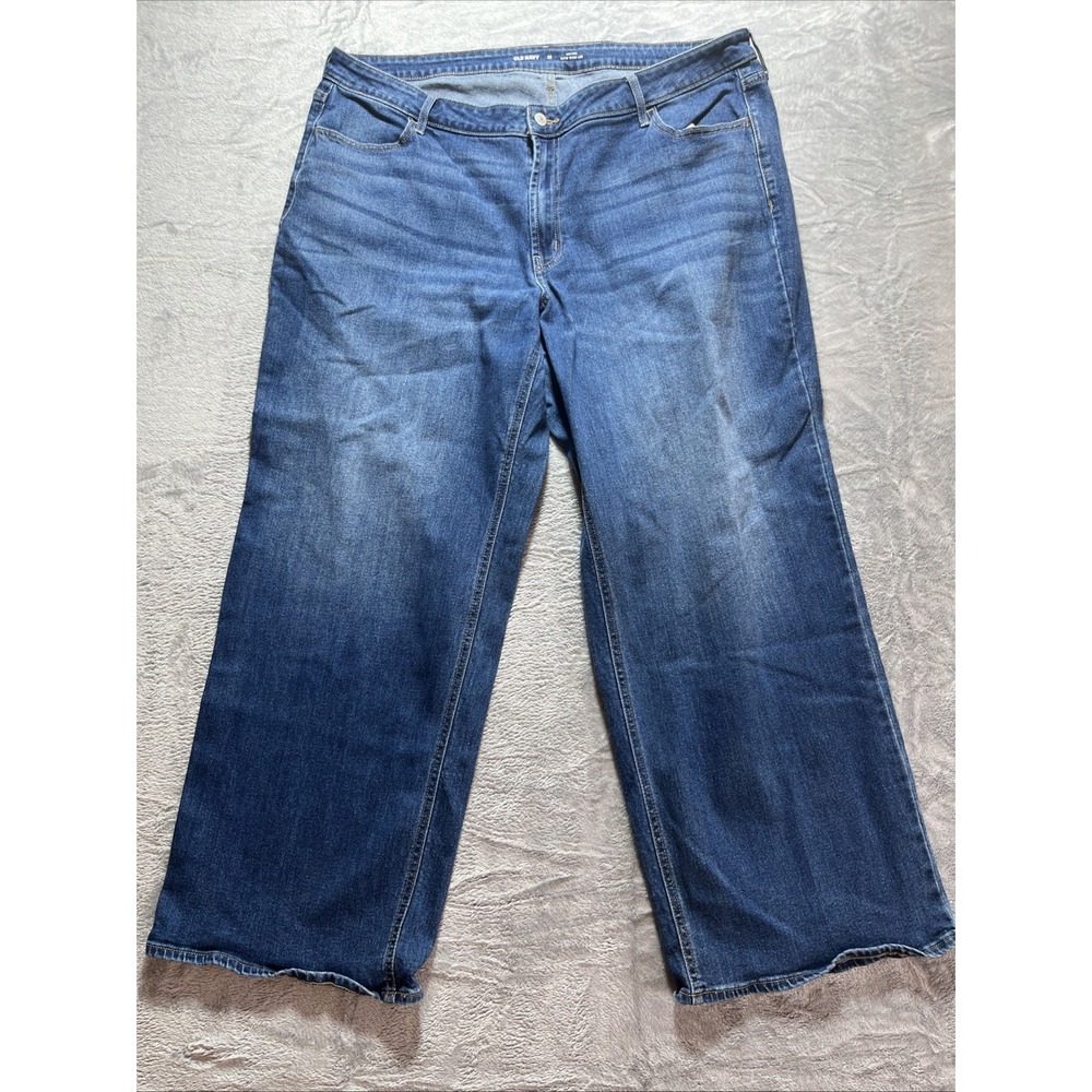 Old Navy Mid Rise Wow Bootcut Jeans Women's Plus 22 Blue Western Cowgirl